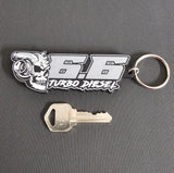 6.6 Turbo Skull Keychain