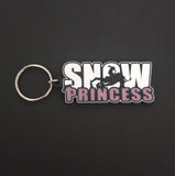 Snow Princess Snowmobile Keychain