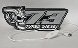 7.3 Turbo Diesel Skull 3D Lightbox